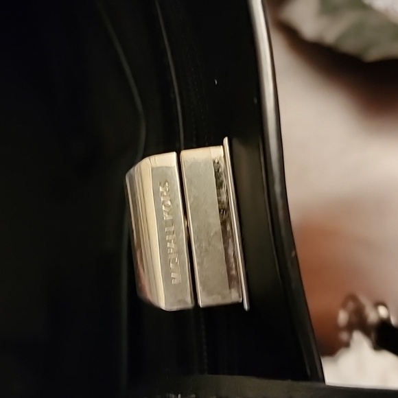 Michael Kors Black Leather Crossbody With Silver Hardware - Picture 7 of 16